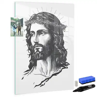 Magnetic writing board Jesus Christ