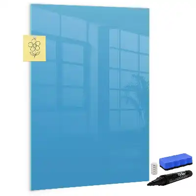 Magnetic erase board light blue