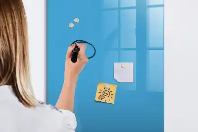 Magnetic erase board light blue