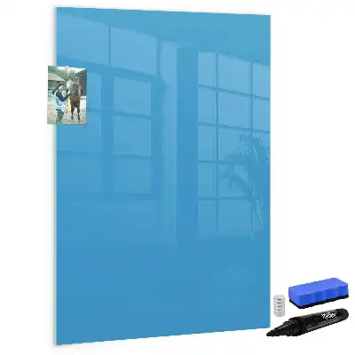 Magnetic erase board light blue