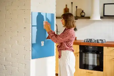 Magnetic erase board light blue