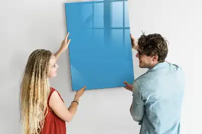 Magnetic erase board light blue