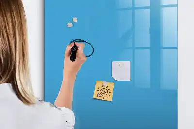Magnetic erase board light blue