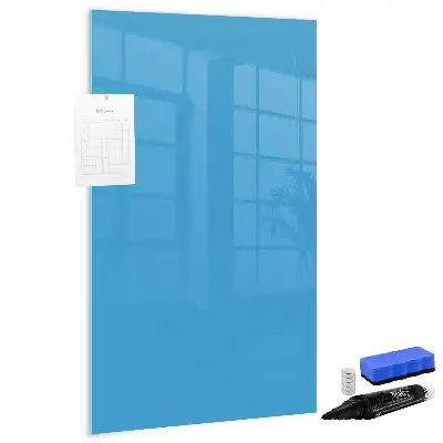 Magnetic erase board light blue