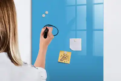 Magnetic erase board light blue