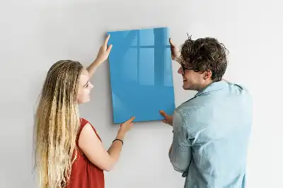 Magnetic erase board light blue