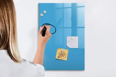 Magnetic erase board light blue