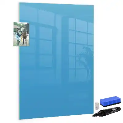 Magnetic erase board light blue