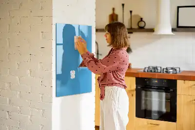 Magnetic erase board light blue