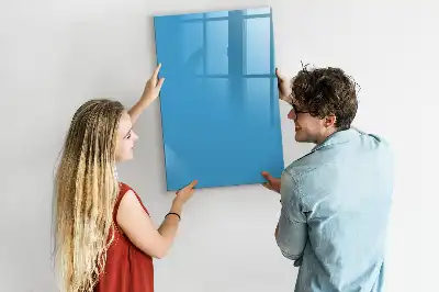 Magnetic erase board light blue