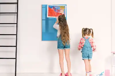 Magnetic erase board light blue