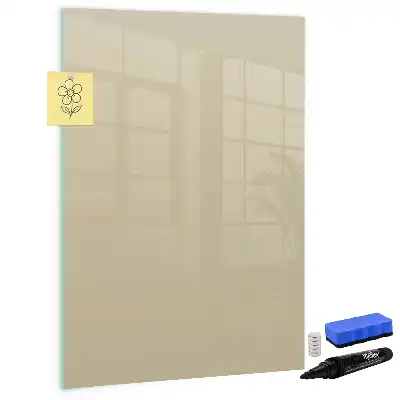 Magnetic erase board beige