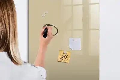 Magnetic erase board beige