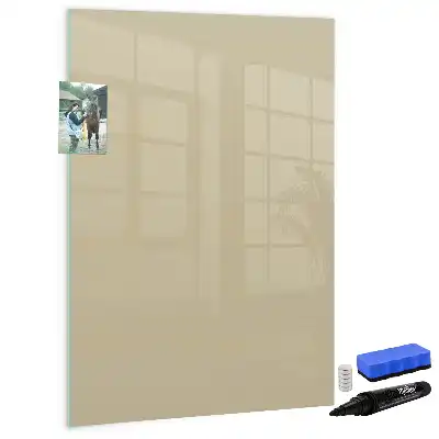 Magnetic erase board beige