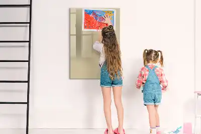 Magnetic erase board beige