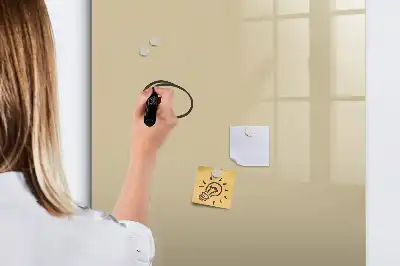 Magnetic erase board beige