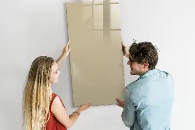 Magnetic erase board beige