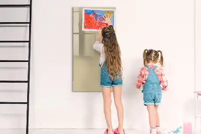 Magnetic erase board beige