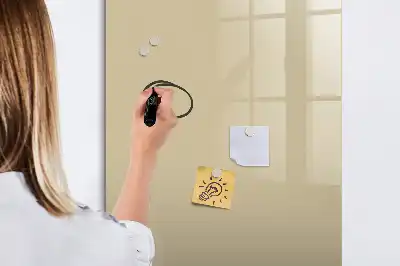 Magnetic erase board beige