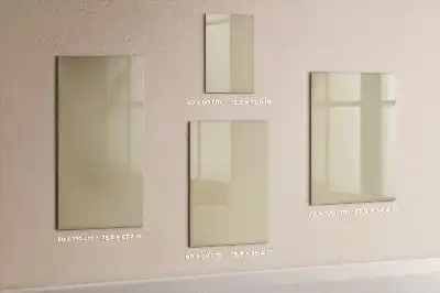 Magnetic erase board beige