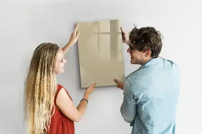 Magnetic erase board beige