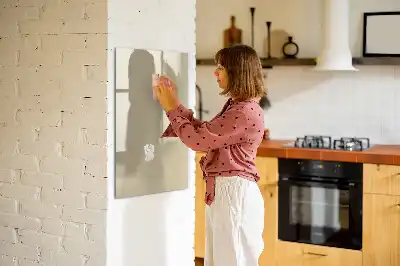 Magnetic erase board beige
