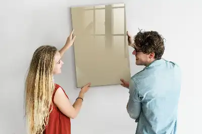Magnetic erase board beige