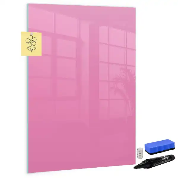 Magnetic erase board pink