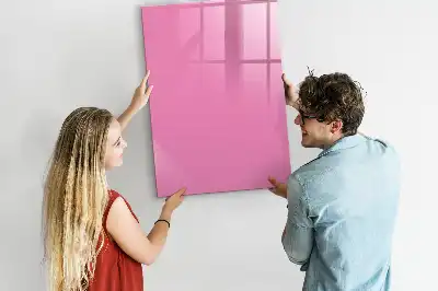 Magnetic erase board pink