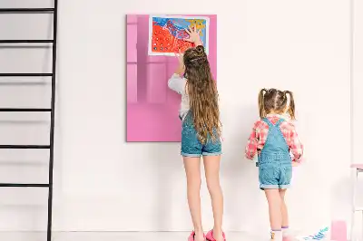 Magnetic erase board pink