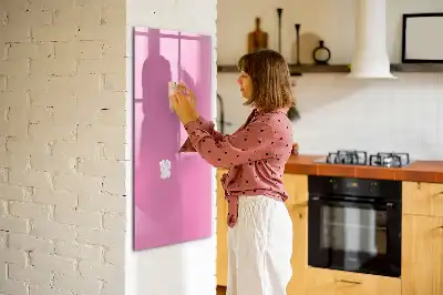 Magnetic erase board pink