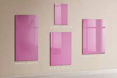 Magnetic erase board pink