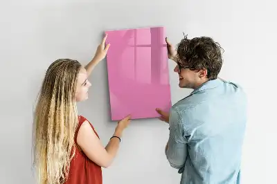 Magnetic erase board pink