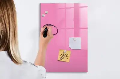 Magnetic erase board pink