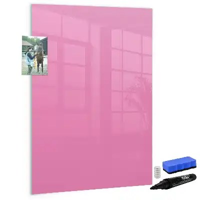 Magnetic erase board pink
