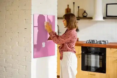 Magnetic erase board pink
