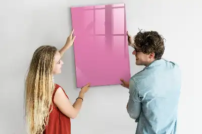 Magnetic erase board pink