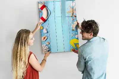 Magnetic erase board Beach lovers set