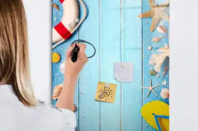 Magnetic erase board Beach lovers set