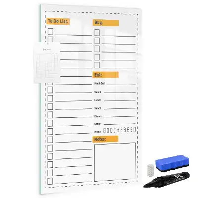 Magnetic writing board to-do list