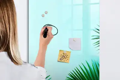 Magnetic writing board Exotic leaves