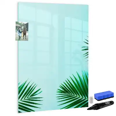 Magnetic writing board Exotic leaves