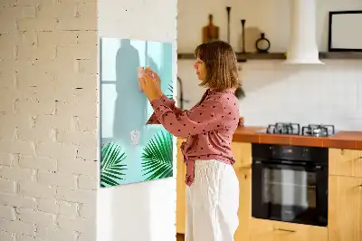 Magnetic writing board Exotic leaves