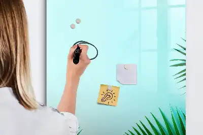 Magnetic writing board Exotic leaves