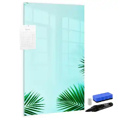 Magnetic writing board Exotic leaves