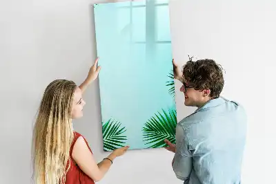 Magnetic writing board Exotic leaves