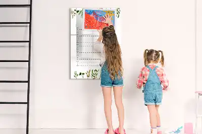 Magnetic writing board the today's to-do list design