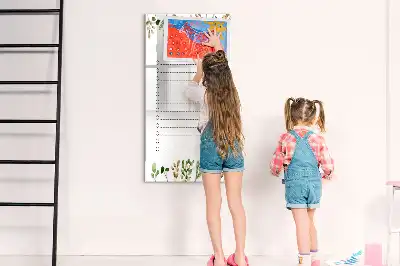 Magnetic writing board the today's to-do list design