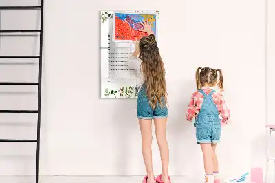 Magnetic writing board the today's to-do list design
