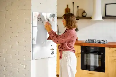 Magnetic writing board my plans